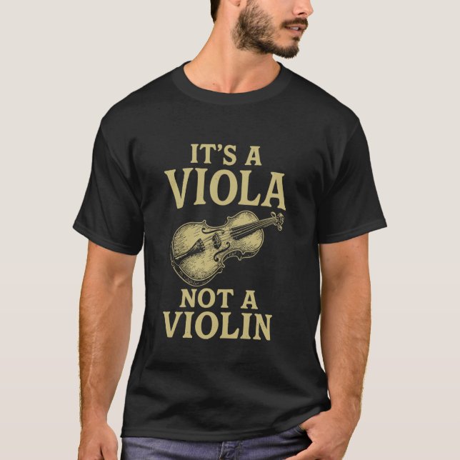 Det är en viola, inte violin t shirt (Framsida)
