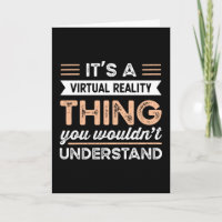 Det är en virtuell verklighet sak Roligt vr-presen
