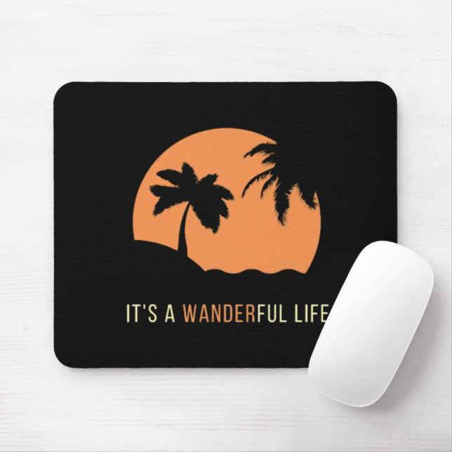 Det är en Wanderful Life Mousepad Musmatta (Med mus)