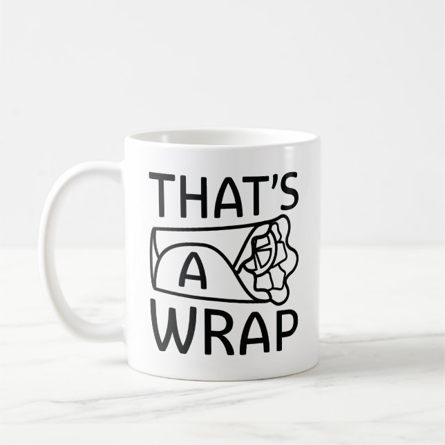 Det Är En Wrap Kaffemugg (Vänster)