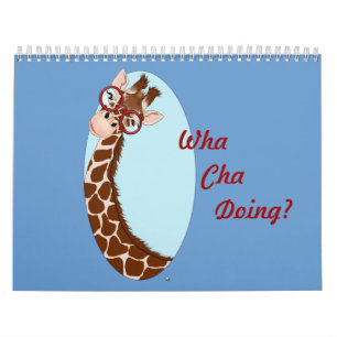 Det är en Zoo! Mestadels giraff… Kalender