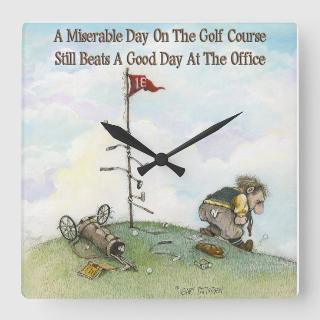 Det är endast en lek fyrkantig klocka (Framsida)