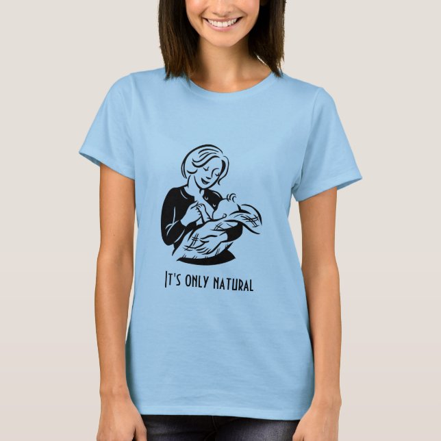 Det är endast naturligt tee (Framsida)