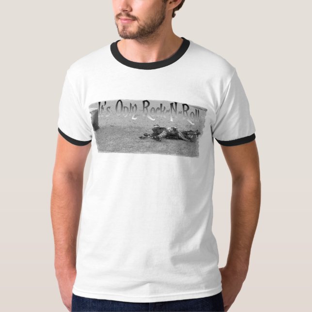 Det är endast Sten-N-Rulle Tee (Framsida)