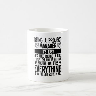 Det är enkelt att köra som en projektledare kaffemugg