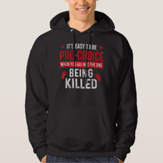 Det är enkelt att vara proffs - ofödda antilivmots hoodie
