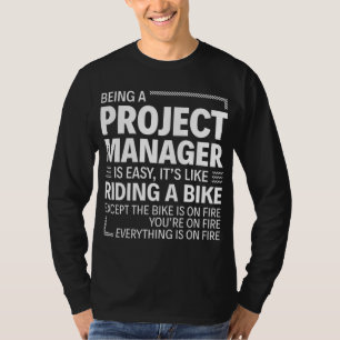 Det är enkelt att vara projektledare, som att köra t shirt