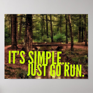 Det är enkelt…, Går precis springan - Motivational Poster