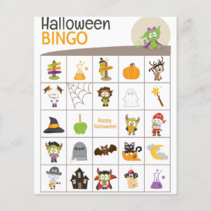Det är ett bra Dragon Halloween BINGO Board!