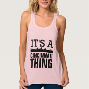 DET ÄR ETT CINCINNATI SAK, Lustigt T-shirts Linne Med Racerback