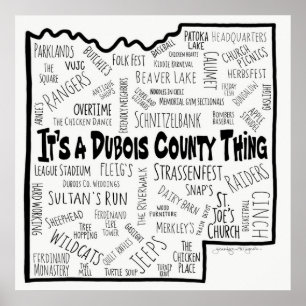 Det är ett Dubois County Sak Poster