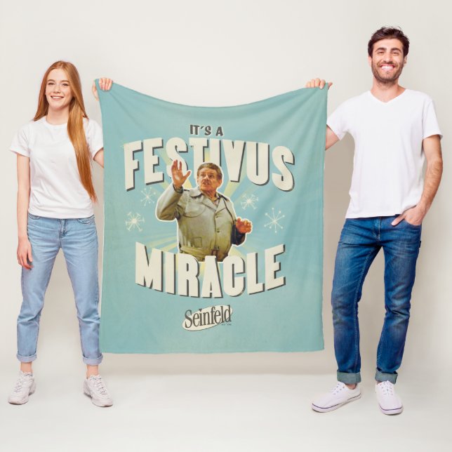 Det är ett Festivus-mirakel Fleecefilt (På plats)