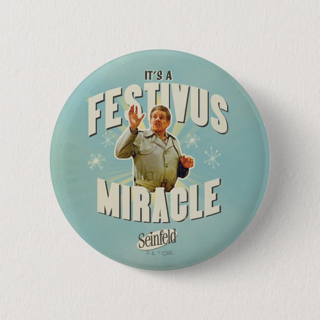 Det är ett Festivus-mirakel Knapp (Framsida)