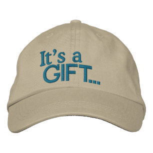 Det är ett gift Cap Broderad Keps