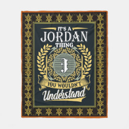 Det är ett Jordanien Sak du inte kunde förstå Fleecefilt