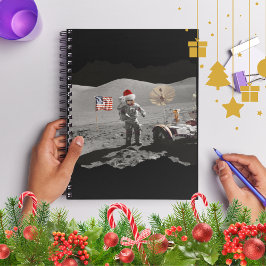 Det är ett litet steg för jultomten Apollo 17 Anteckningsbok