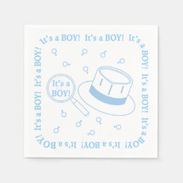 Det är ett meddelande! pappersservett