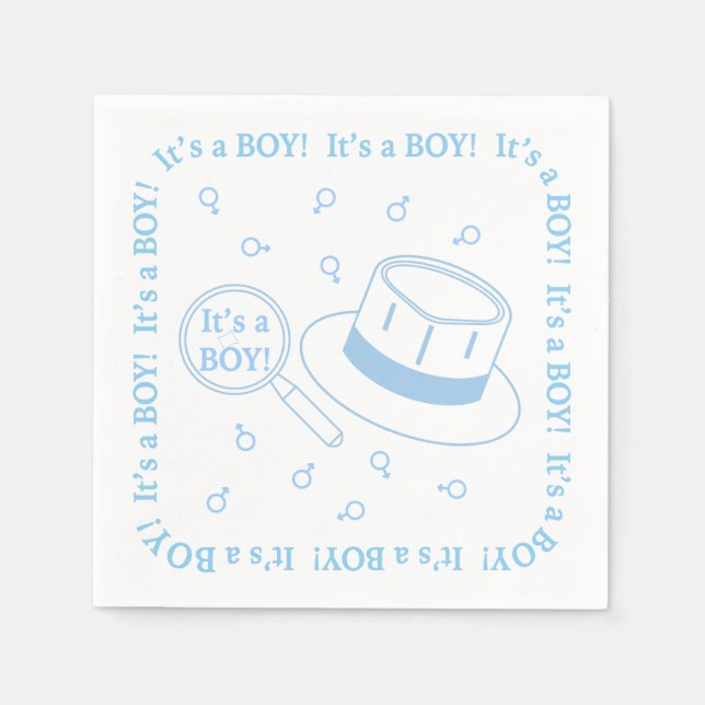 Det är ett meddelande! pappersservett (Framsidan)