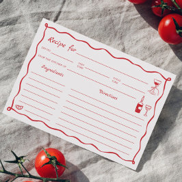 Det är ett mer Möhippa Recept Card Inbjudningar