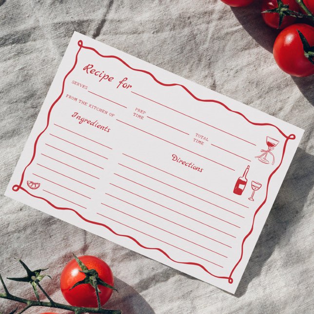 Det är ett mer Möhippa Recept Card Inbjudningar (Skapare uppladdad)