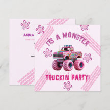 Det är ett Monster Truckin'Party Anpassningsbar Ph