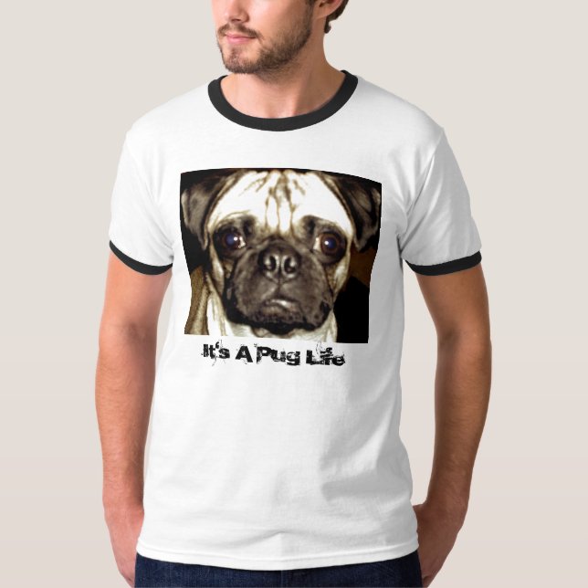 Det är ett mopsliv t-shirt (Framsida)
