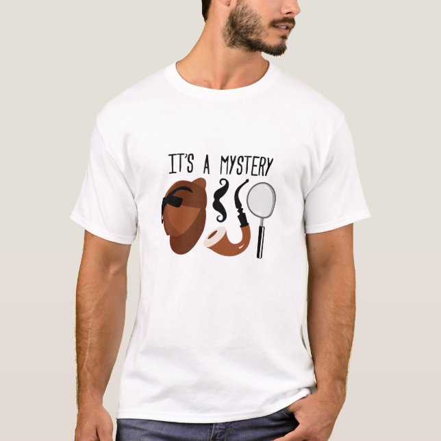 Det är ett mysterium t shirt (Framsida)