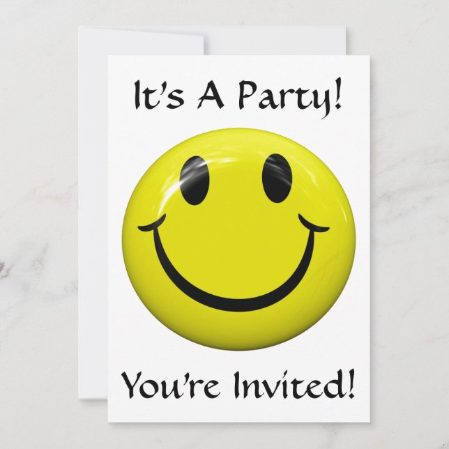 Det är ett party! Inbjudan (Framsida)