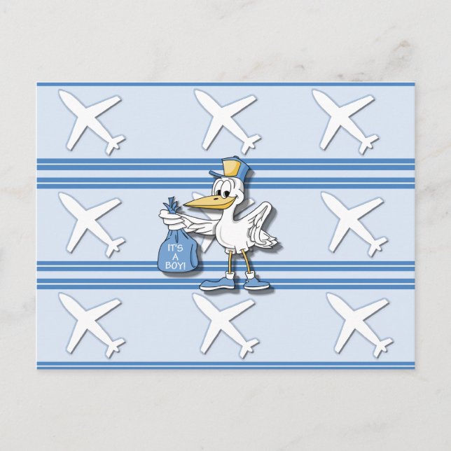 Det är ett pojk-kort meddelande vykort (Framsida)