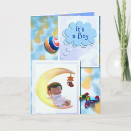 Det är ett pojkkort helgkort