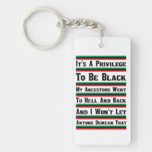 Det är ett privilegium att vara svart