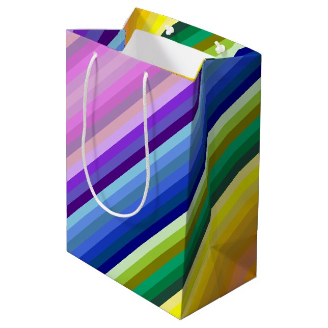 Det är ett regnbåge Party, Rand Mönster i flera Fä (Baksidan Vinklad)