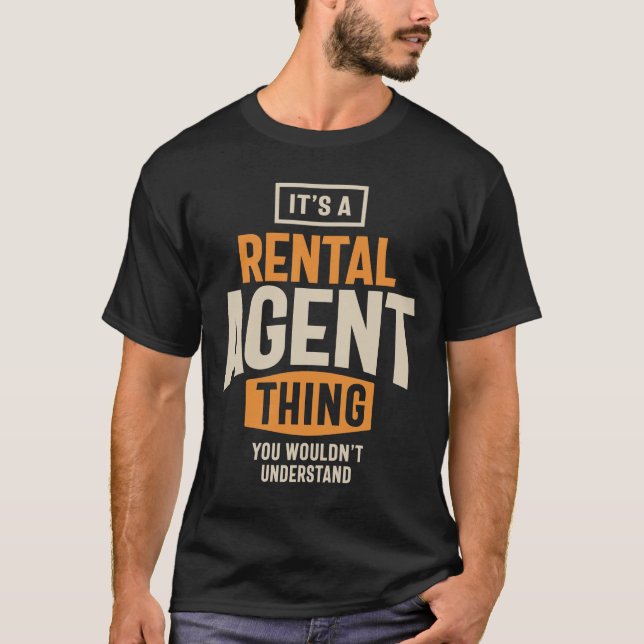 Det är ett Sak-jobbtitlar för uthyrning av Agent T Shirt (Framsida)