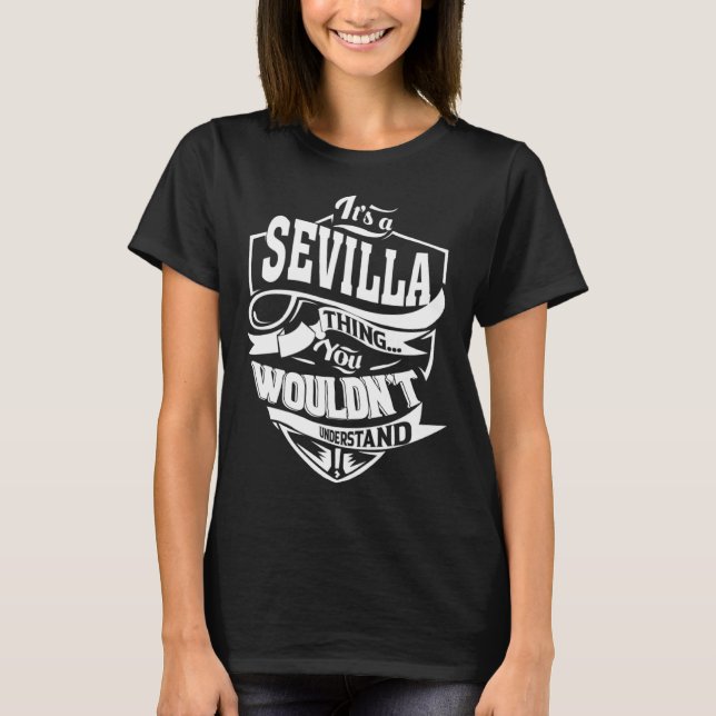 Det är ett SEVILLA Sak T Shirt (Framsida)