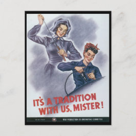 Det är ett traditionellt Världskrig 2 Vykort