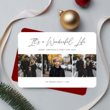 Det är ett underbart julfoto på nyår