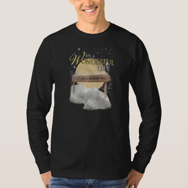 Det är ett underbart Life Wintery-tecken T Shirt (Framsida)