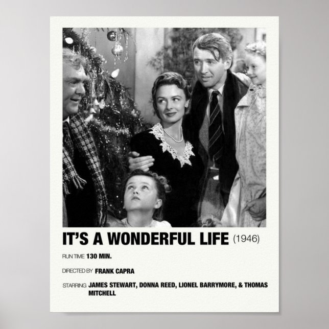 Det är ett underbart liv 1946, alternativ film poster (Framsidan)