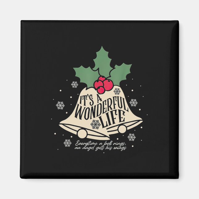 Det är ett underbart liv varje gång en Bell Ringar Magnet (Framsidan)