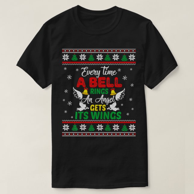 Det är ett underbart liv varje gång en Bell Ringar T Shirt (Design framsida)