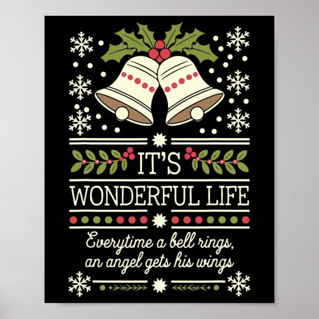 Det är ett underbart livshirt varje gång en Bell R Poster (Framsidan)