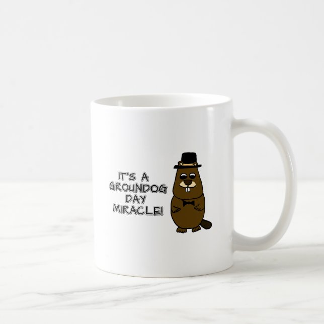Det är ett underverk på grundvågen. kaffemugg (Höger)