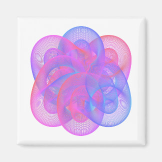 Det är ett vackert geometriskt figur. magnet