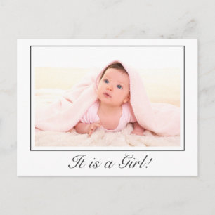 Det är ett vykort för foto om Baby-födelsetal för