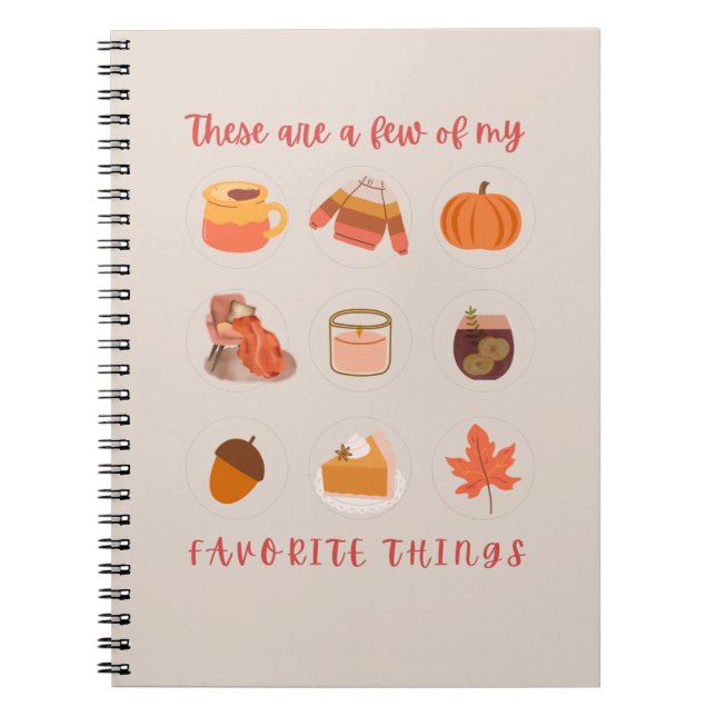 Det är få av mina favoriter Sak Anteckningsbok (Framsidan)