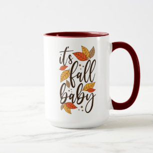 Det är Fall Baby Mugg