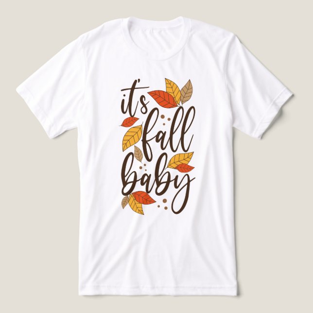 Det är Fall Baby T Shirt (Design Framsida)