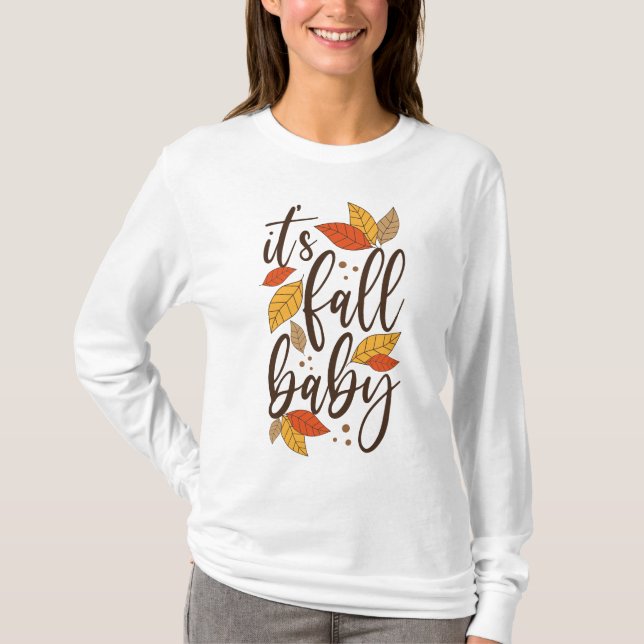 Det är Fall Baby T Shirt (Framsida)