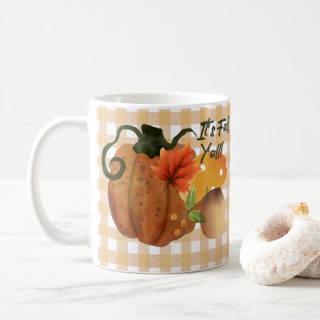 Det är Fall. Kaffemugg (Med munk)