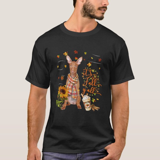 Det är Fall Y All Pharaoh Hound Thanksgiving T Shirt (Framsida)